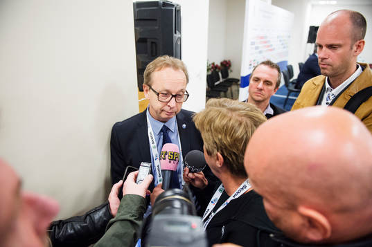 Sveriges förbundskapten Pär Mårts