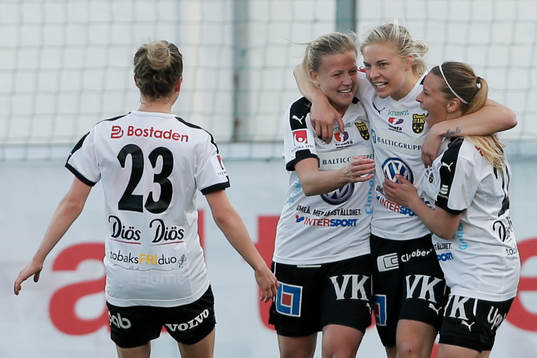 Umeås Lina Hurtig jublar