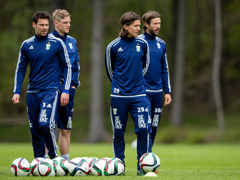 IFK Göteborgs Heath Pearce, Sören Rieks, Lasse Vibe och