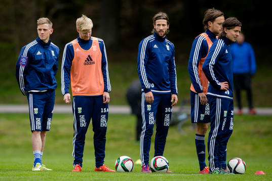 IFK Göteborgs Sören Rieks, Thomas Mikkelsen, Mattias