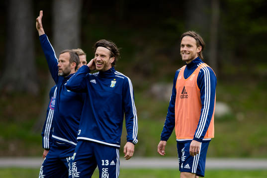 IFK Göteborgs Gustav Svensson och Tom Pettersson