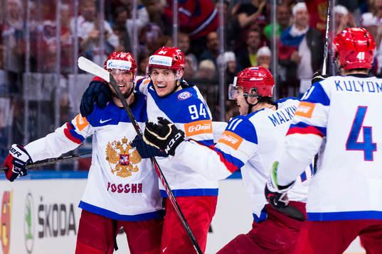 Rysslands Maxim Chudinov, Sergei Mozyakin, Andrei Mironov,