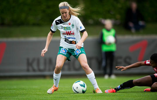 Mallbackens Tessa Gavilsky och Kristianstads Ida Rebecca