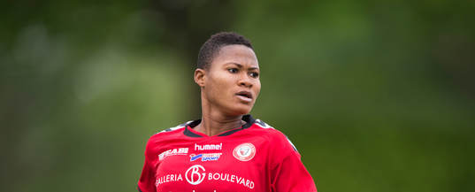 Kristianstads Ida Rebecca Guehai i matchen i damallsvenskan