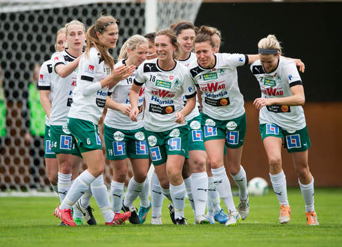 Mallbackens Tessa Gavilsky har kvitterat till 1-1och