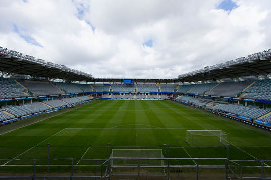 Vy över Gamla Ullevi innan finalen i Svenska Cupen i
