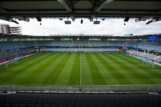 Vy över Gamla Ullevi innan finalen i Svenska Cupen i