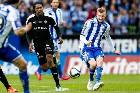 Örebros Ayanda Nkili och IFK Göteborgs Sebastian Eriksson