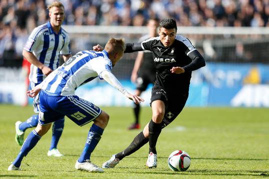 Örebros Ahmed Yasin mot IFK Göteborgs Sebastian Eriksson