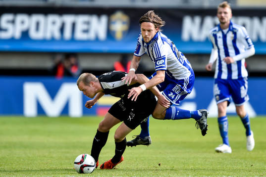 IFK Göteborgs Tom Pettersson och Örebros Patrik Haginge