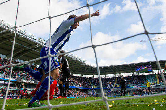 IFK Göteborgs Lasse Vibe jublar