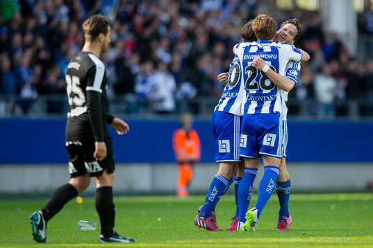 IFK Göteborgs Mattias Bjärsmyr, Thomas Rogne och Gustav