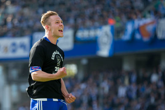 IFK Göteborgs Gustav Engvall jublar