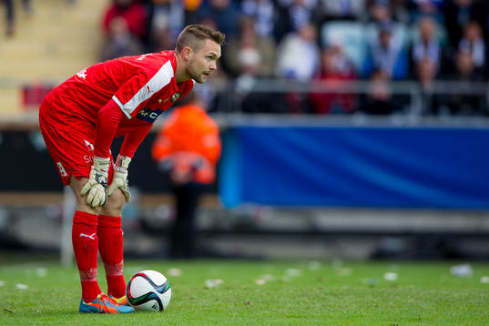 Örebros målvakt Oscar Jansson