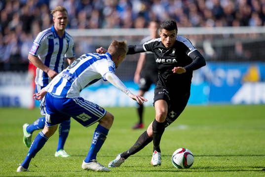 Örebros Ahmed Yasin mot IFK Göteborgs Sebastian Eriksson