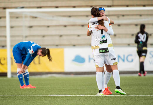 Rosengårds Kirsten Van De Ven och Sara Björk