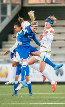 Eskilstunas Olivia Schough och Rosengårds Marta Viera Da