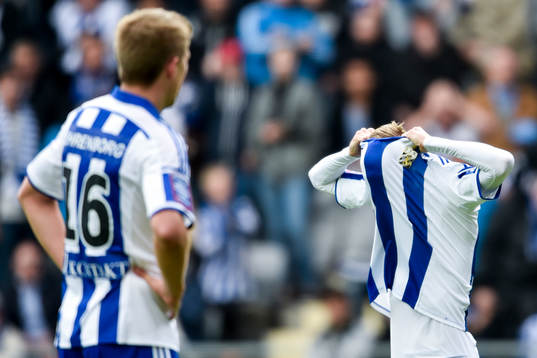 IFK Göteborgs Sebastian Eriksson deppar