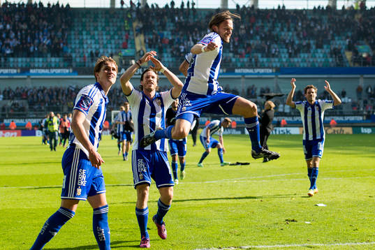 IFK Göteborgs Thomas Rogne, Gustav Svensson och Tom