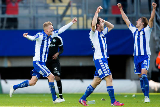 IFK Göteborgs Sebastian Eriksson, Gustav Svensson och