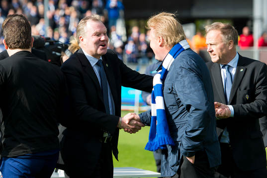 Svenska fotbollsförbundets ordförande Karl-Erik Nilsson