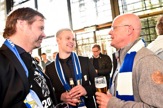 IFK Göteborgs ordförande Karl Jartun (v) och Gustav