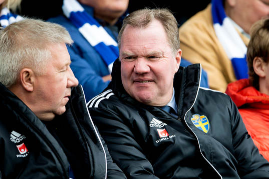 Svenska fotbollsförbundets ordförande Karl-Erik Nilsson