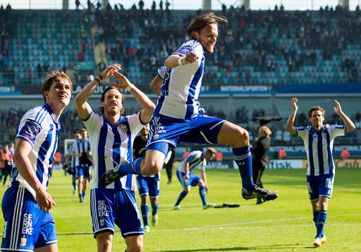IFK Göteborgs Thomas Rogne, Gustav Svensson och Tom