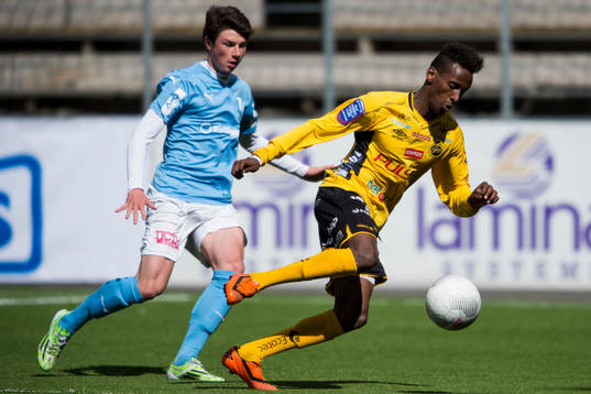 Elfsborgs Abdisalan Hassan-Ibrahim och Malmö FFs Felix