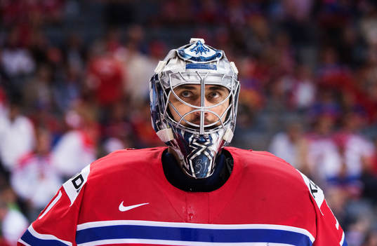 Tjeckiens målvakt Ondrej Pavelec