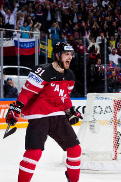 Kanadas Tyler Seguin jublar