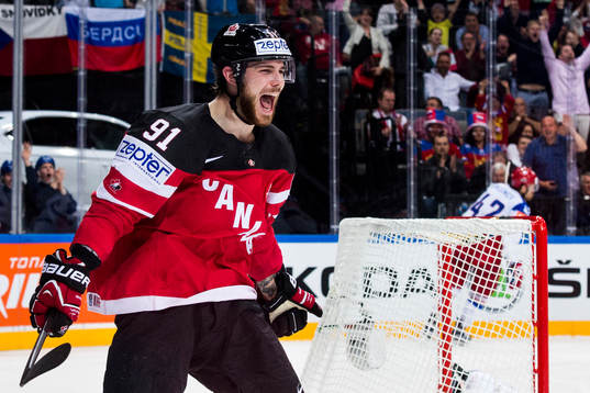 Kanadas Tyler Seguin jublar
