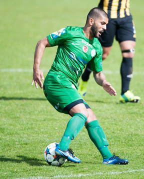 Prespa Birliks Bovar Karim i matchen i division 2 Södra