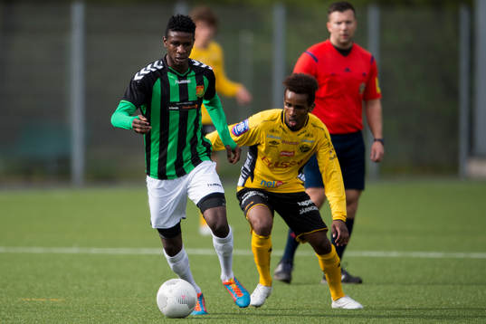 GAIS Alieu Bajaha och Elfsborgs Aydrus Hassan Ibrahim