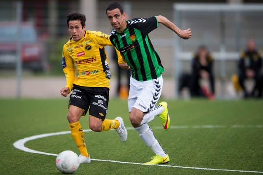 GAIS Daleho Irandust och Elfsborgs Sebastian Loyola Nydén