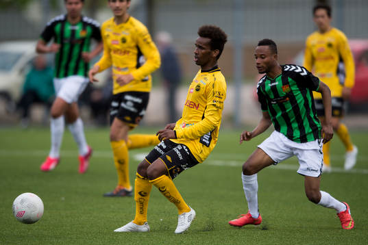 Elfsborgs Aydrus Hassan Ibrahim och GAIS Chadly Ayoub