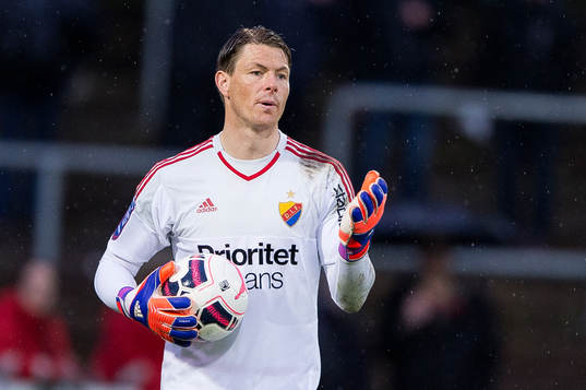 Djurgårdens målvakt Kenneth Høie
