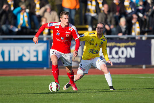 Kalmars Viktor Elm och Falkenbergs Christoffer Carlsson