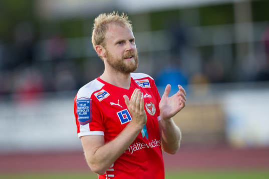 Kalmars Markus Thorbjörnsson tackar fansen