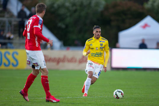 Falkenbergs Alexander Jakobsen (till höger i bild)