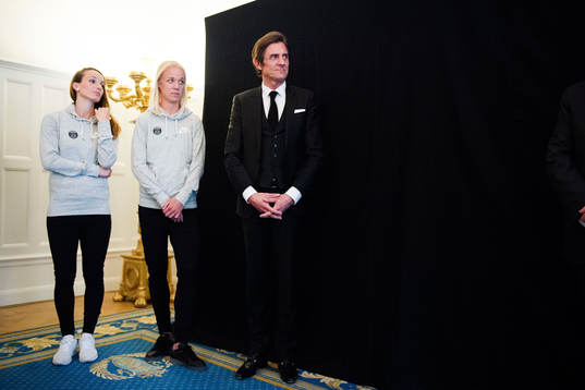s Caroline Seger, vice vd Frédéric Longuépéé och