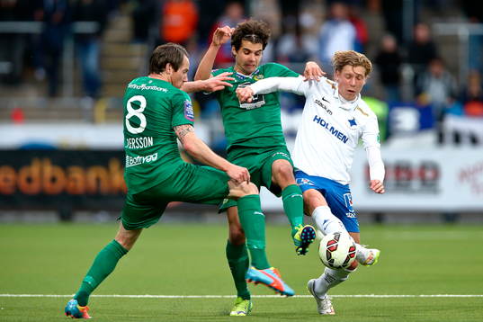 Hammarbys Johan Persson, Lars Mendonca Fuhre och