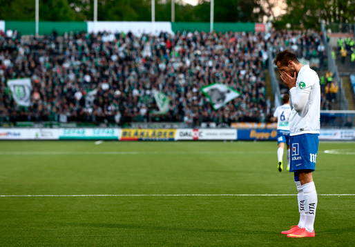 Norrköpings Emir Kujovic deppar