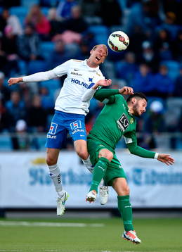 Norrköpings Andreas Johansson och Hammarbys Pablo