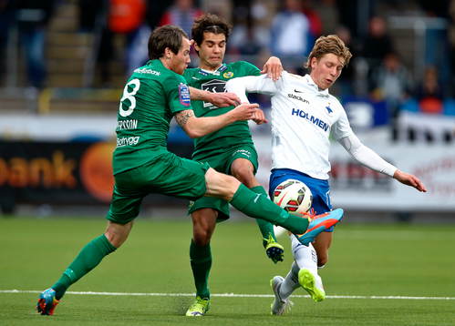 Hammarbys Johan Persson, Lars Mendonca Fuhre och