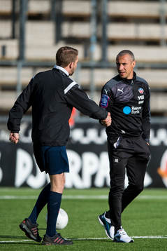 Helsingborgs manager Henrik Larsson
