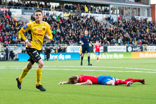 Elfsborgs Lasse Nilsson jublar