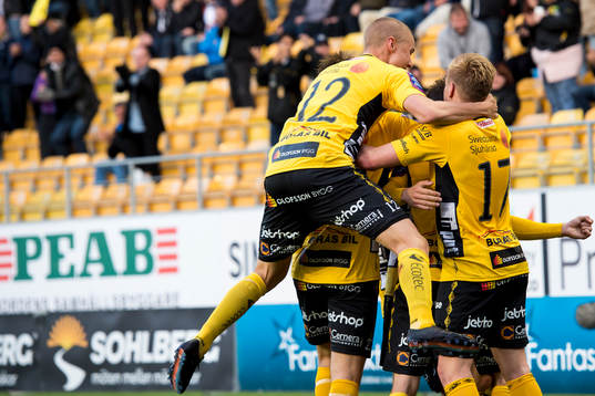 Elfsborgs spelare jublar