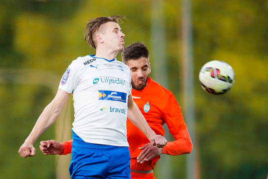 Värnamos Sebastian Göransson och Athletics Uros Delic