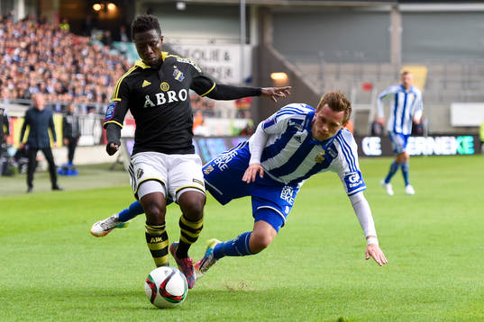 s Ebenezer Ofori och IFK Göteborgs Jakob Ankersen